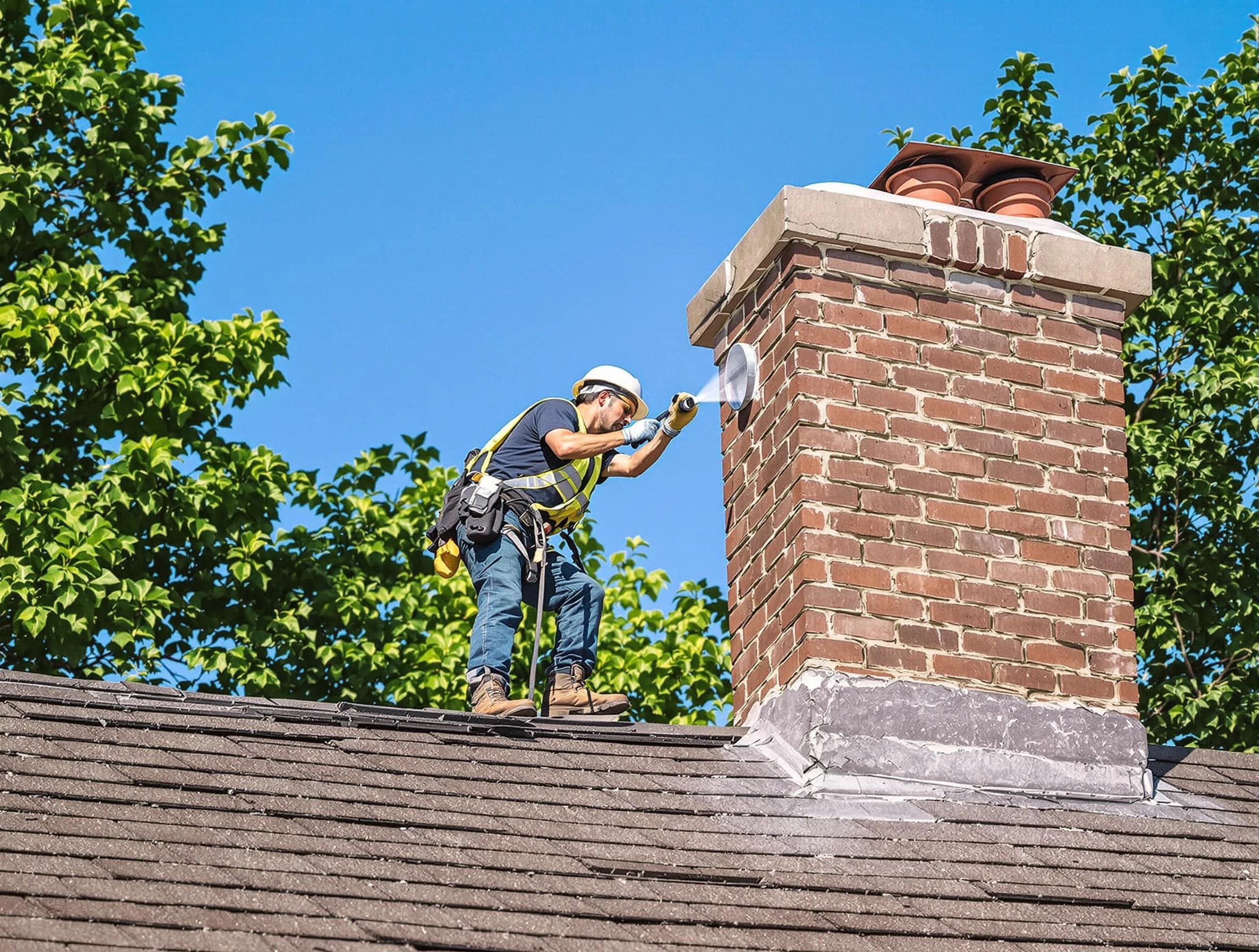 Dallas Chimney Sweep performing an inspection with advanced tools in Dallas, GA