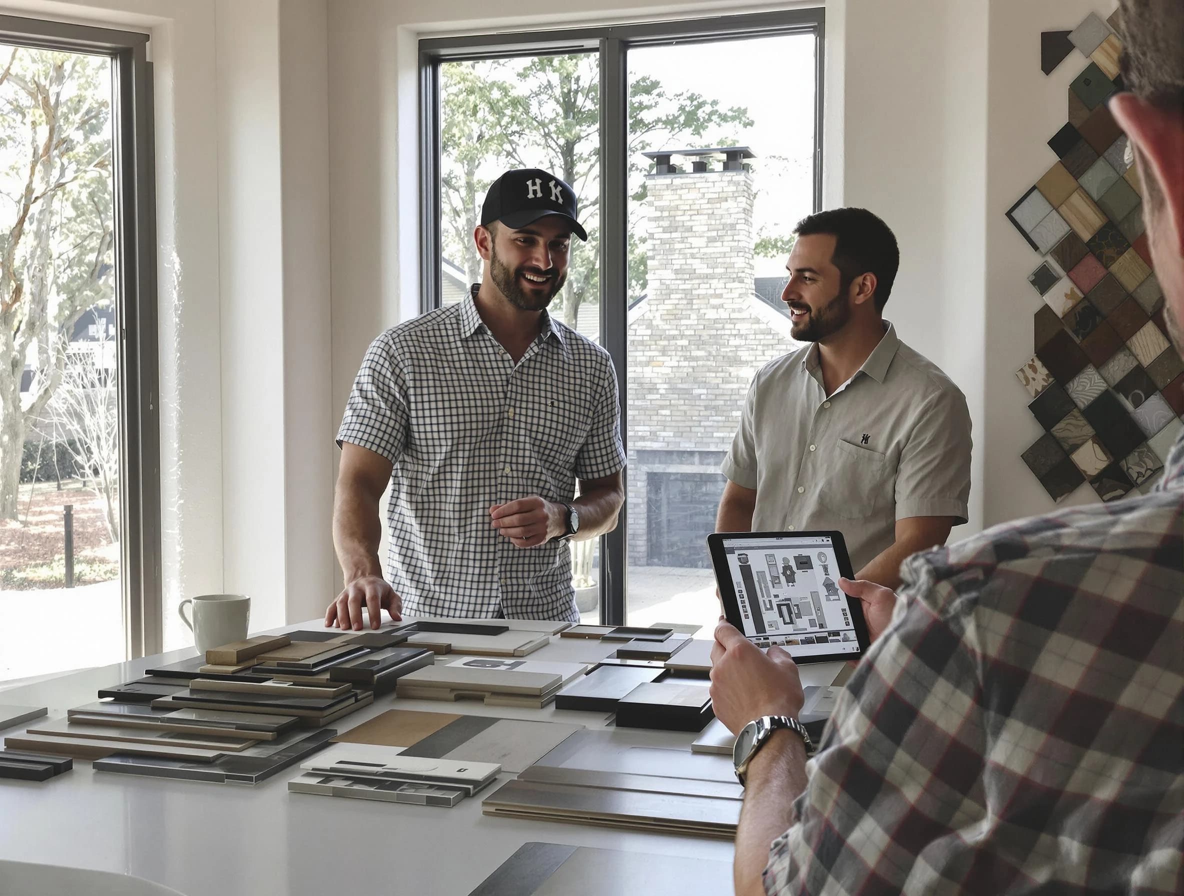 Dallas Chimney Sweep remodeling a chimney and fireplace in Dallas, GA