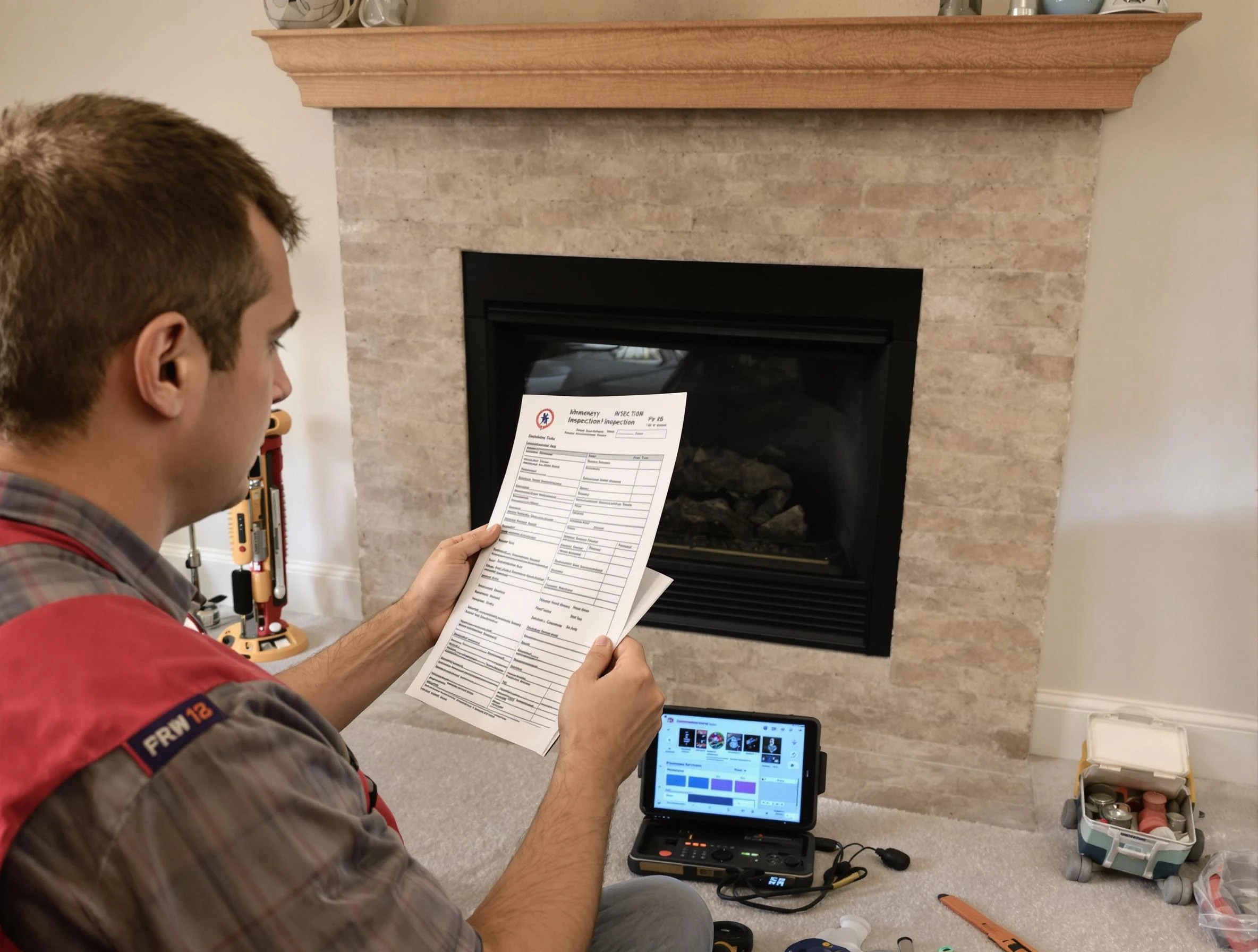Thorough chimney inspection by Dallas Chimney Sweep in Dallas, GA